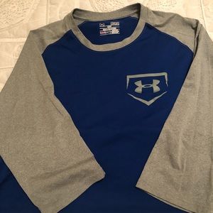 Under Armour 3/4 sleeve baseball t-shirt
